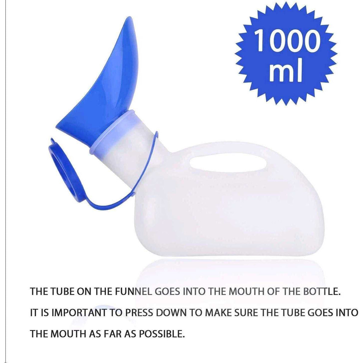 Unisex Portable Urinal with Sealed Lid and Funnel C9600