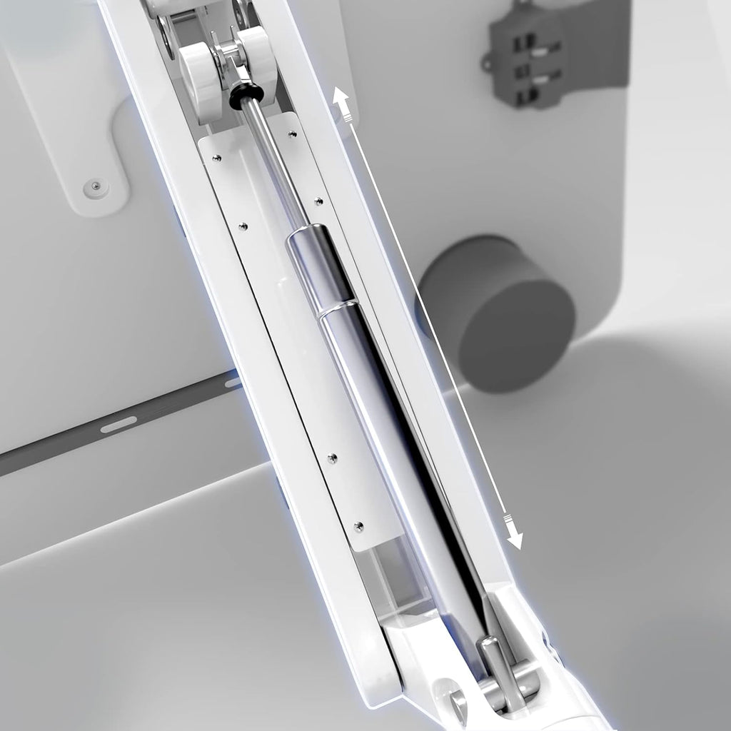Pneumatic Height Adjustable Mobile Laptop Standing Desk A4234