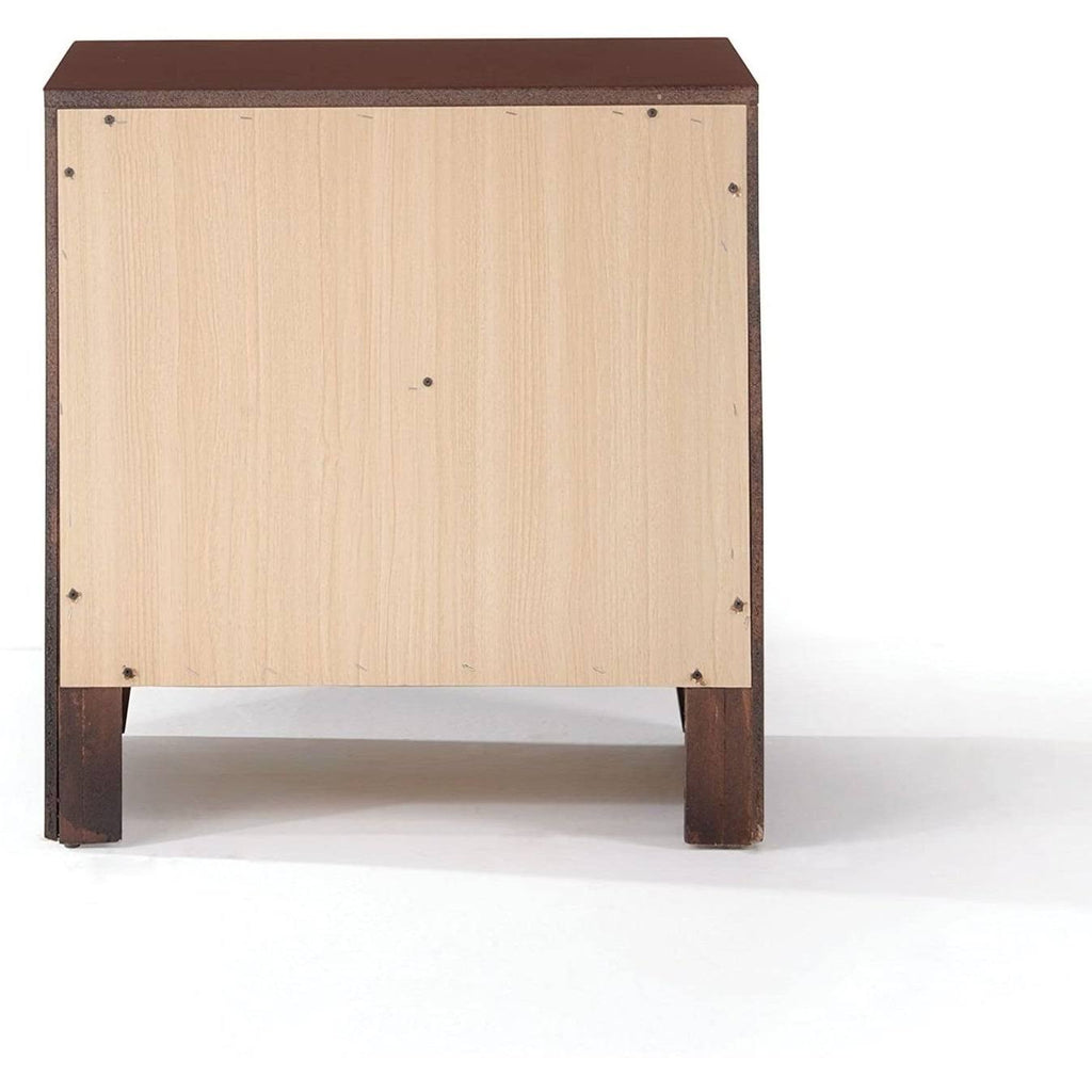 Brown Cherry 2-Drawer Nightstand U71009