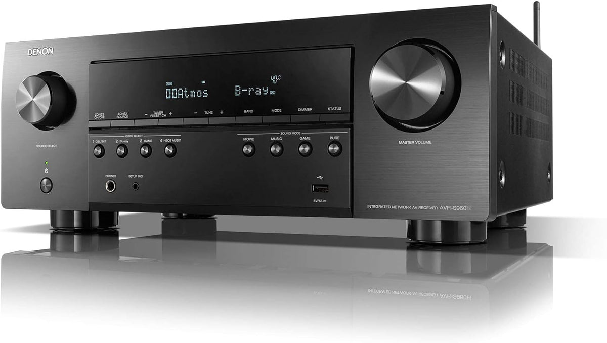 Black 7.2 Channel AV Receiver G2911