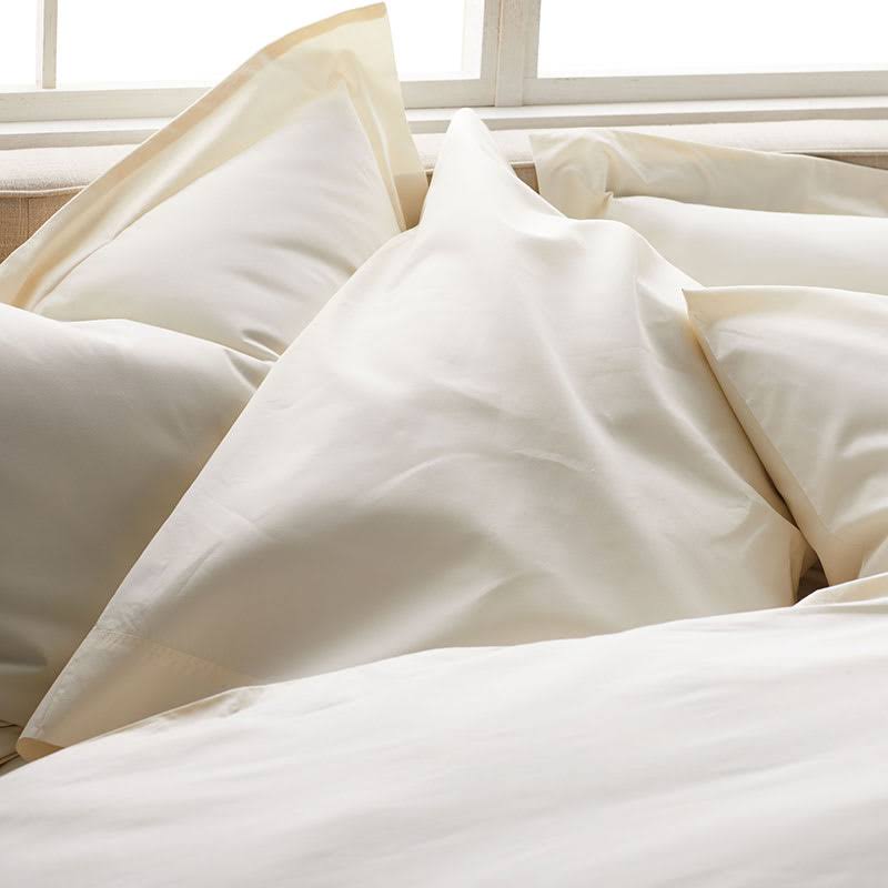 Supima Cotton Percale Sham - Moss Green, Euro U562534