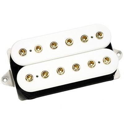 White F-Spaced Humbucker Guitar Pickup D2089