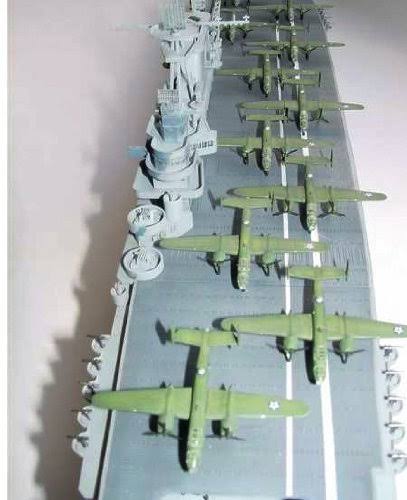 1/350 USS Hornet CV8 Aircraft Carrier Model Kit N6343