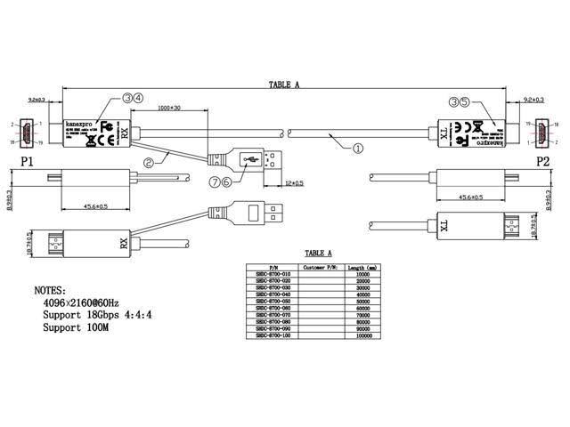 Black HDMI with Ethernet Cable L274608