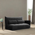 Adjustable Folding Futon Sofa Bed with Two Pillows I790