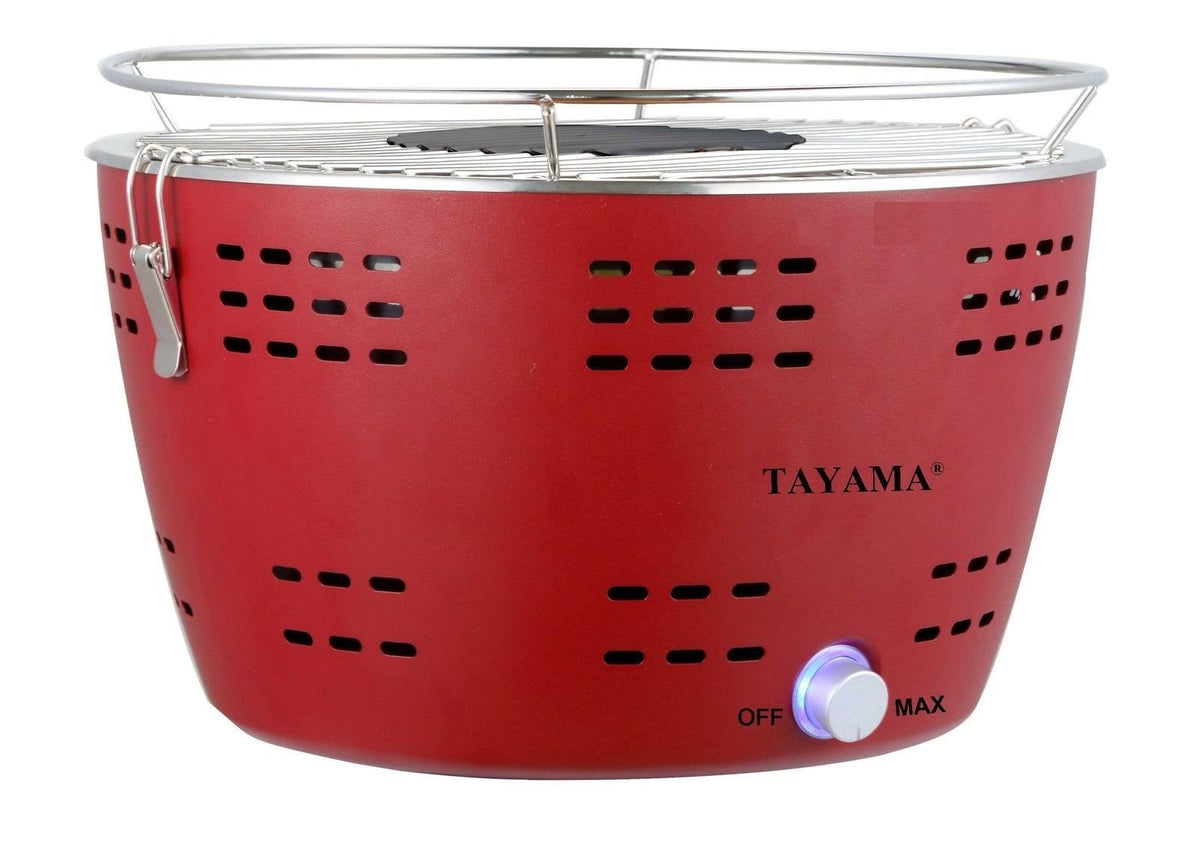 Red Portable Charcoal Grill K54419