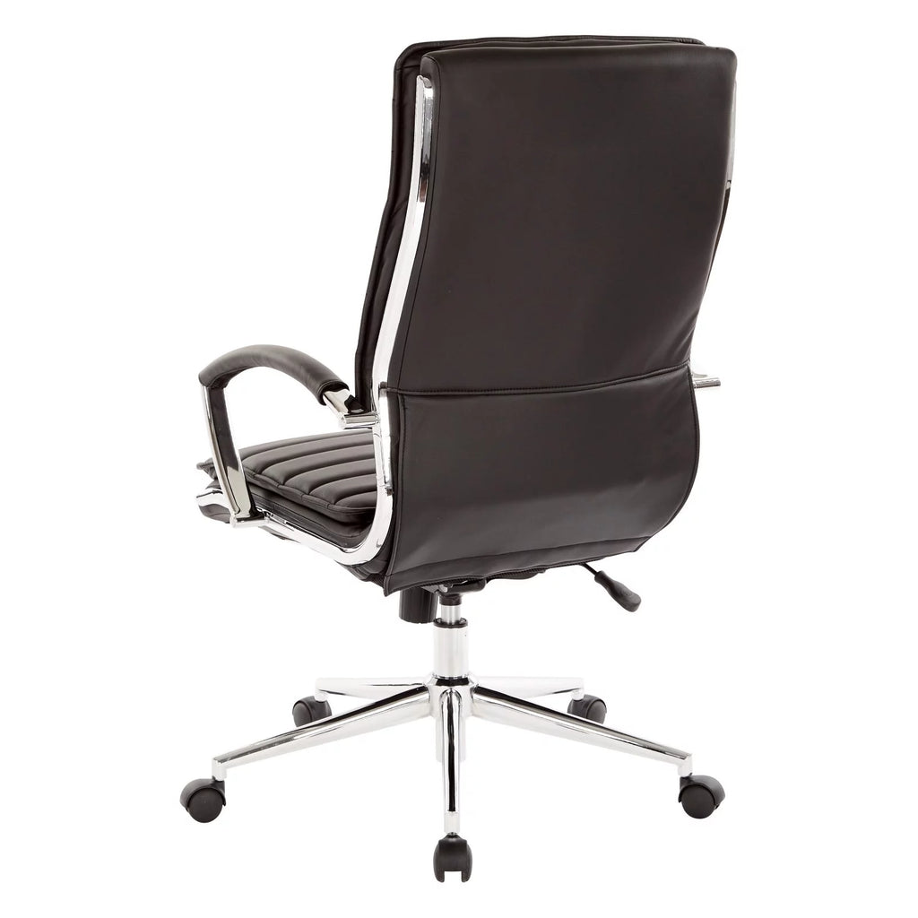 White Faux Leather High Back Manager's Chair B921