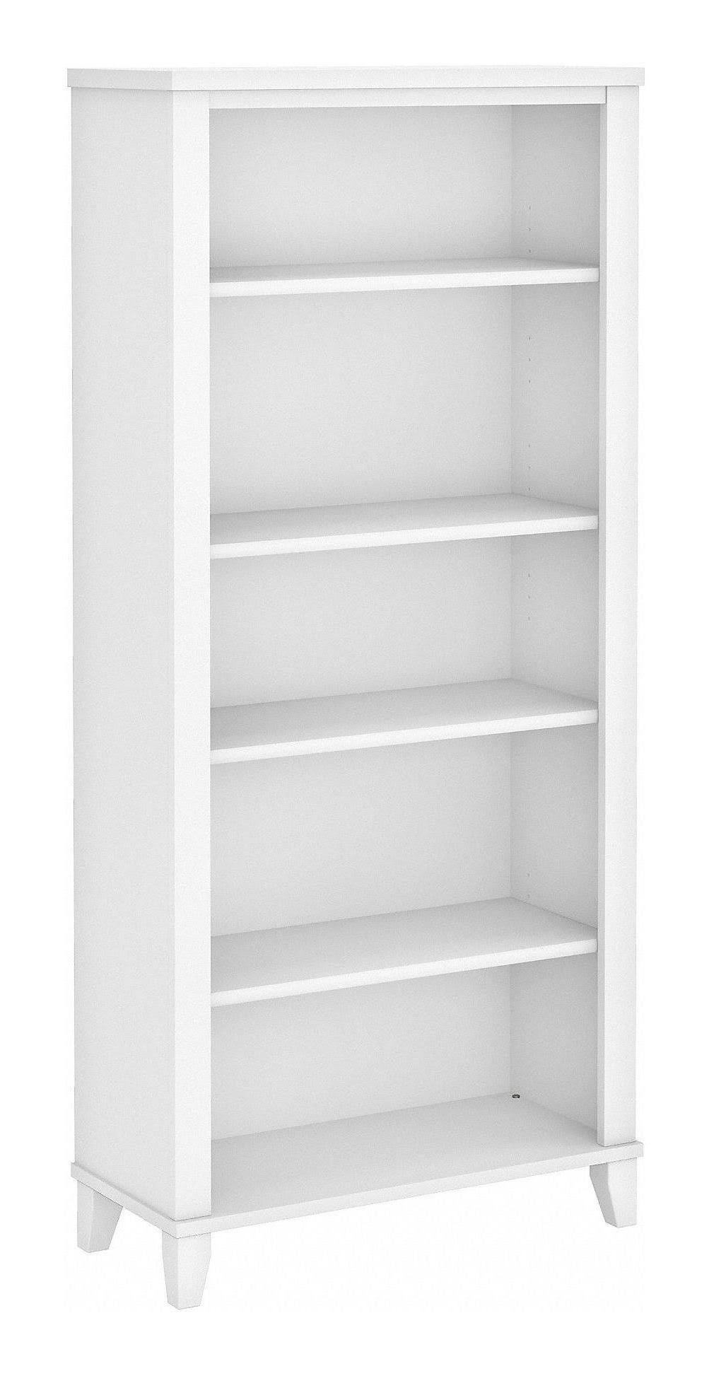 White 5 Shelf Bookcase E85638