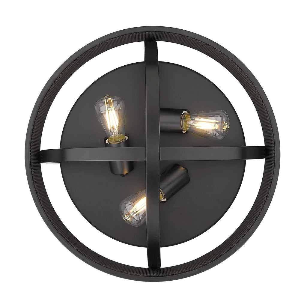 Olympic Gold Flush Mount R597321