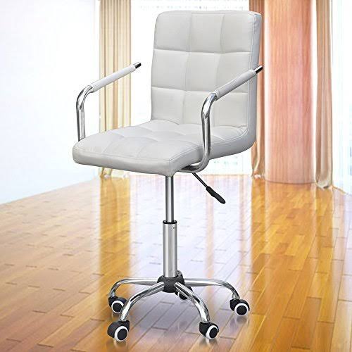 White Adjustable Executive Office Chair N54308