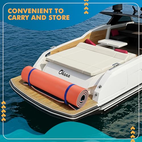 11.5 Ft Floating Mat, 3-Layer XPE Foam Pad D618285