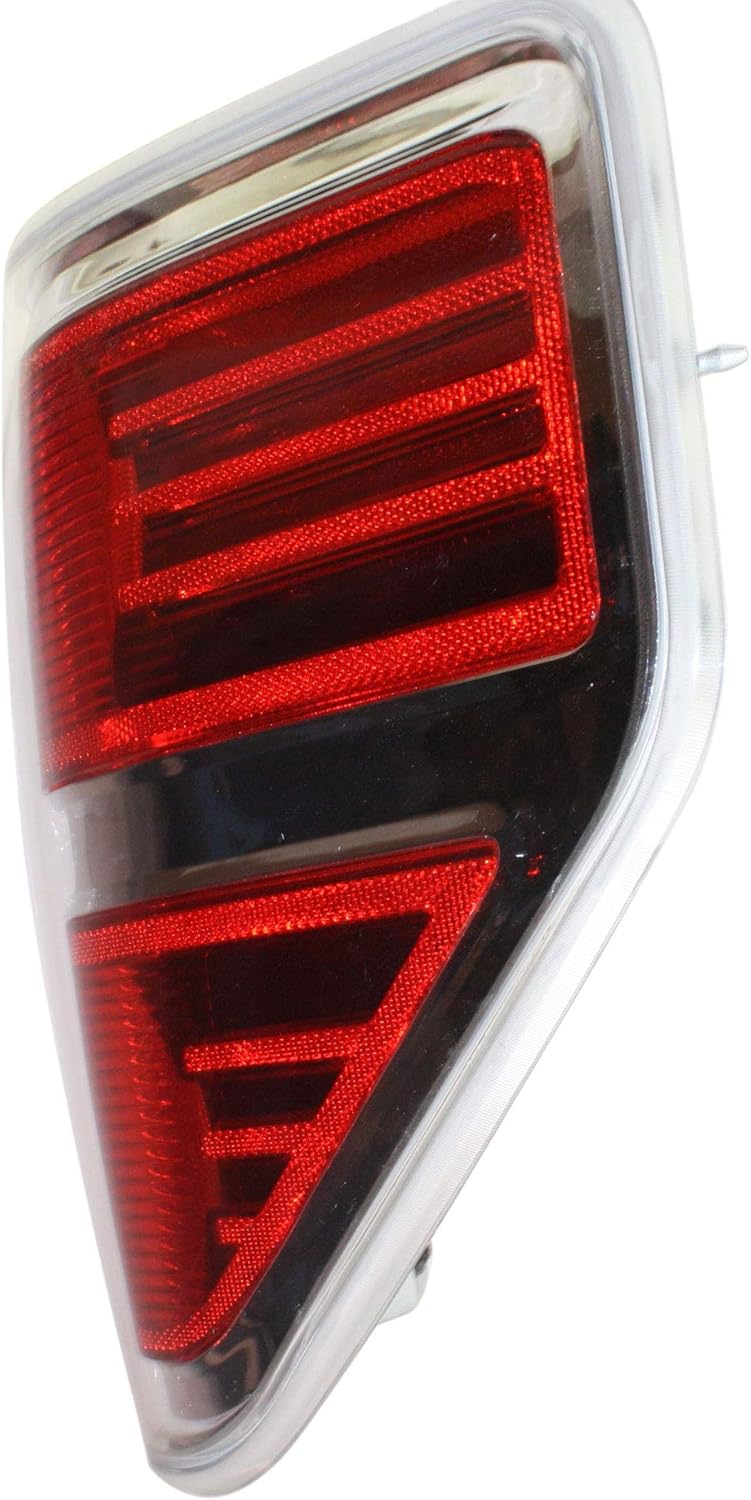 Tail Light Lens and Housing Chrome Passenger Side Pack of 2 V908841