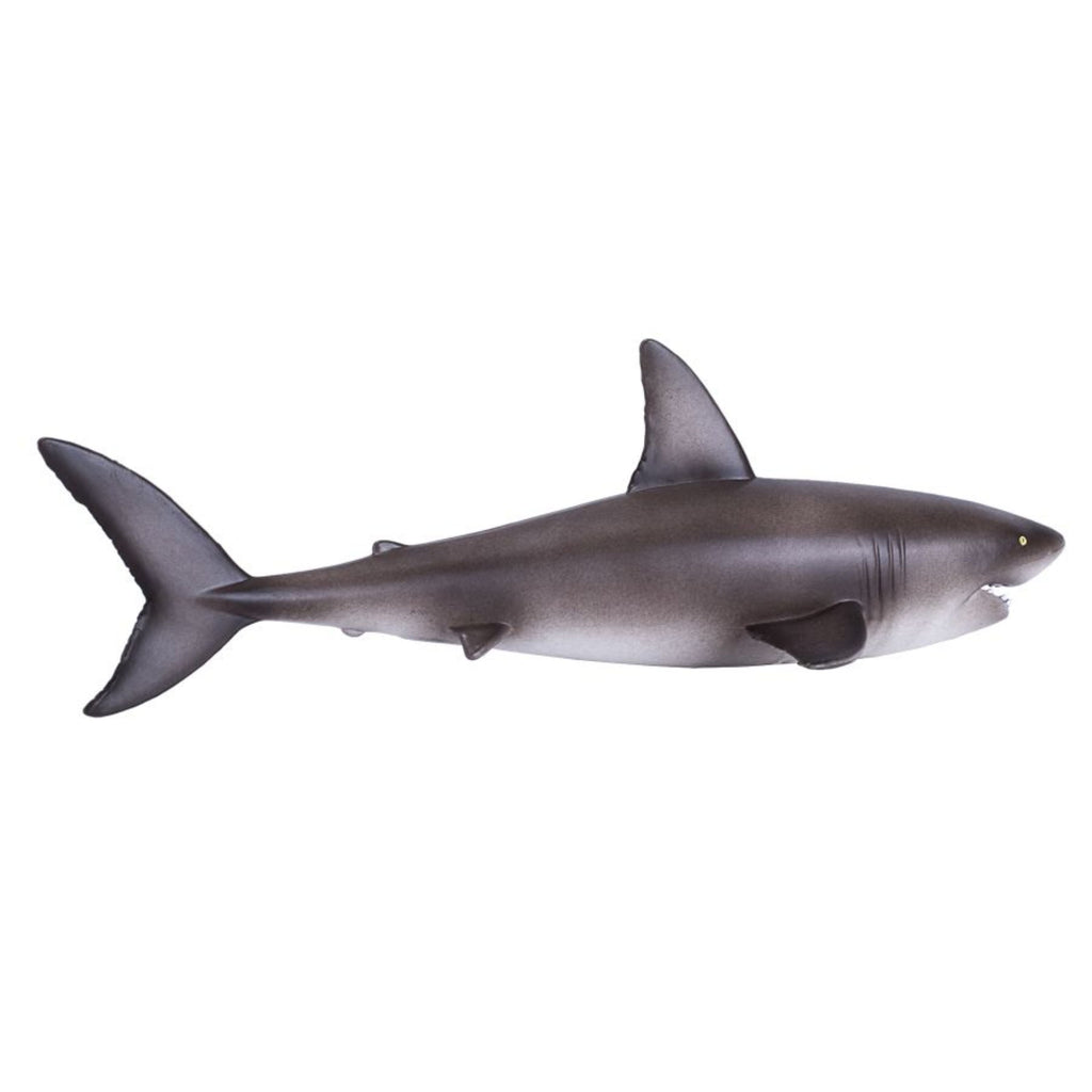 Realistic Great White Shark Wildlife Figurine (Dark Gray) R87547