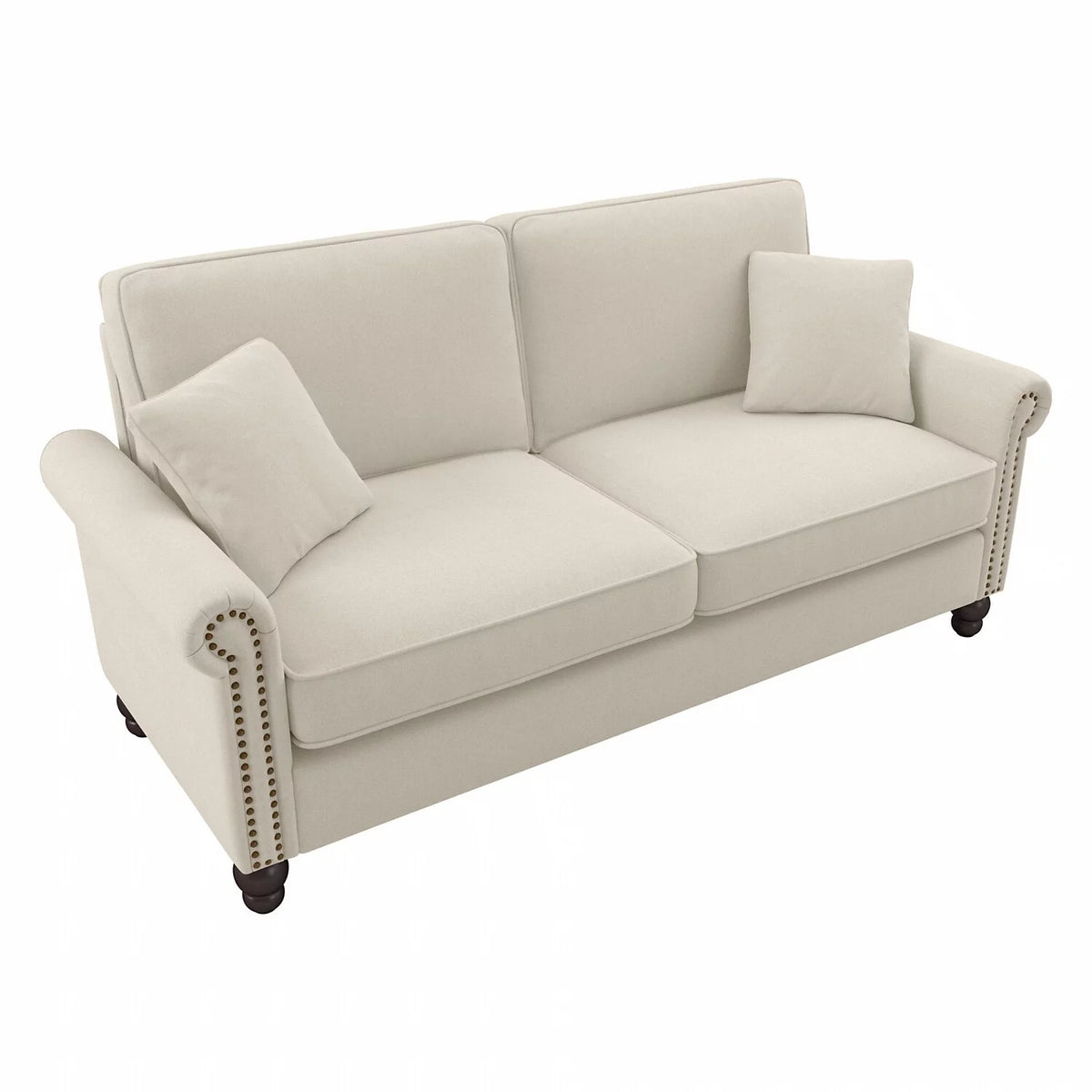 Cream Herringbone Fabric Sofa U967694