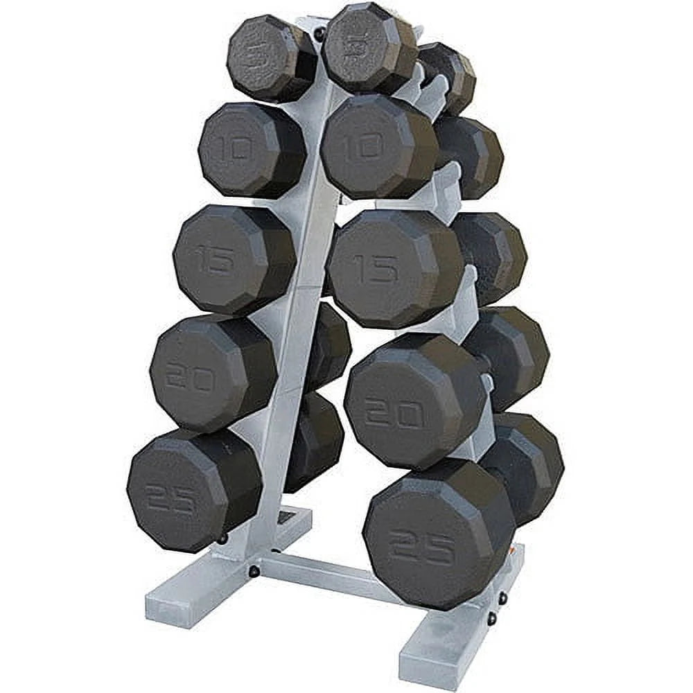 150 Lbs. Dumbbells Set with Rack X981