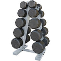 150 Lbs. Dumbbells Set with Rack X981