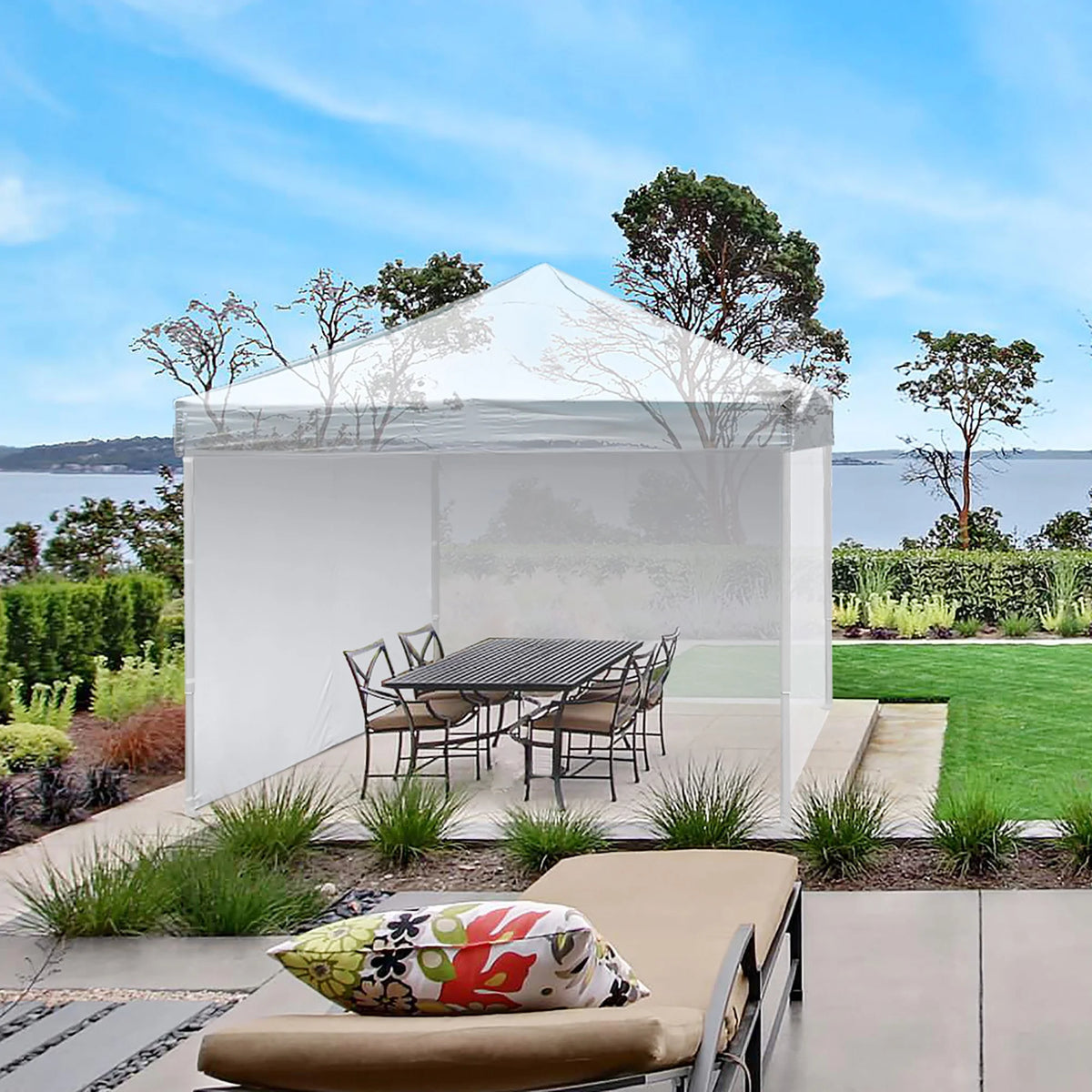Outdoor Picnic Canopy Sidewall Q58548