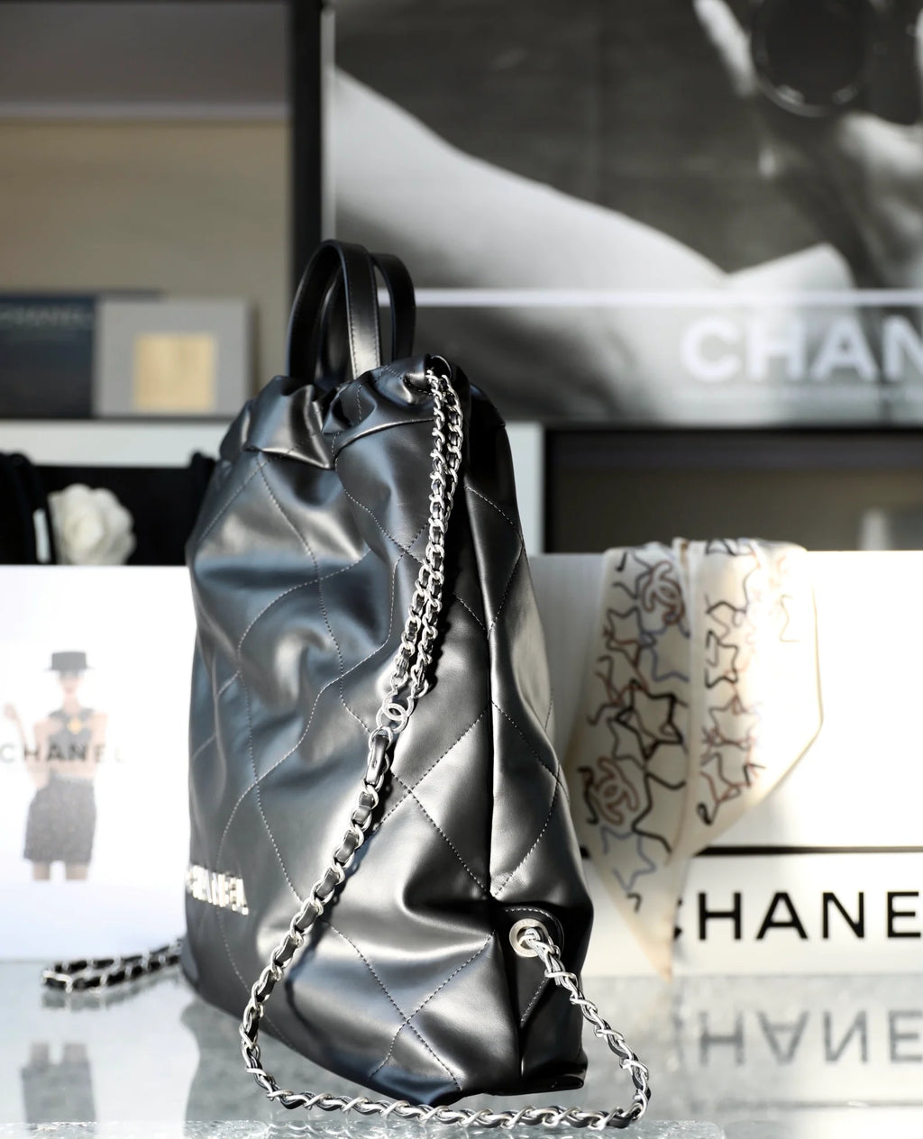 Large Black Backpack C304793