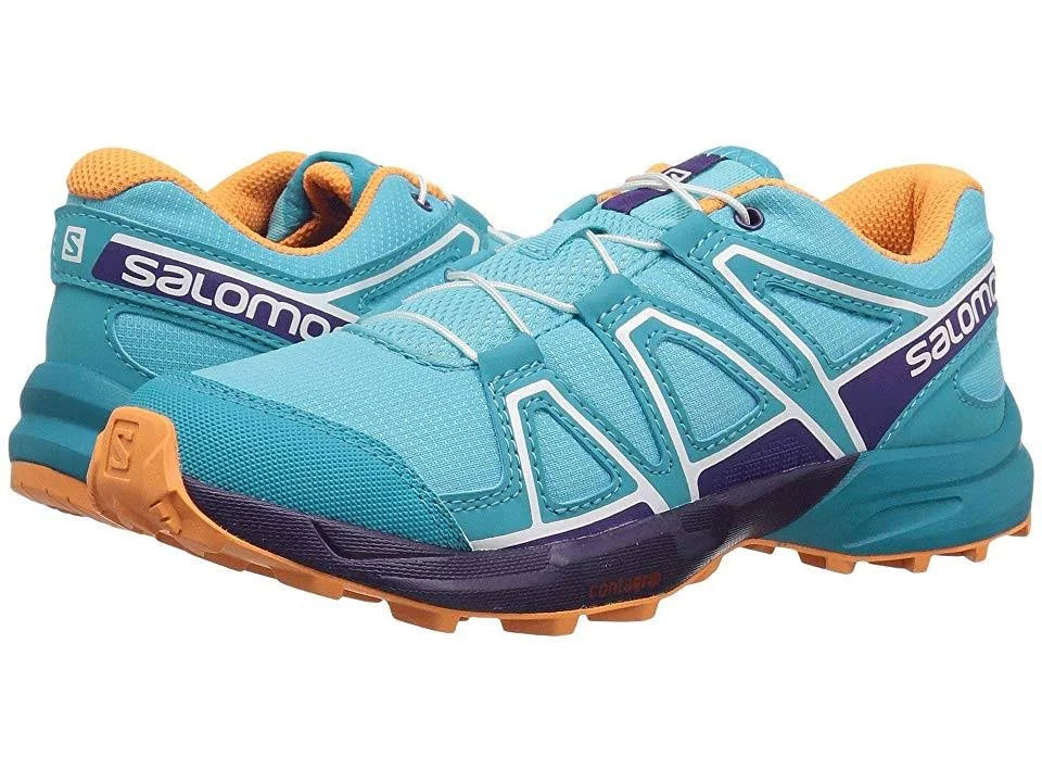 Kids Blue Trail Running Shoe J96219