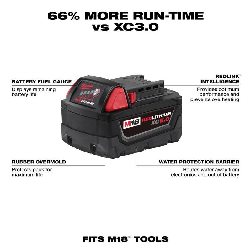 18V Lithium-Ion Battery Pack 5.0Ah 6-Pack X945225