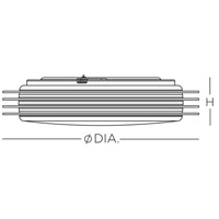 White LED Flush Mount Light Y5871