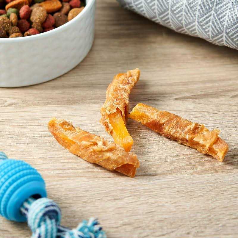 Sweet Potato Wrapped with Chicken Dog Treats J40165