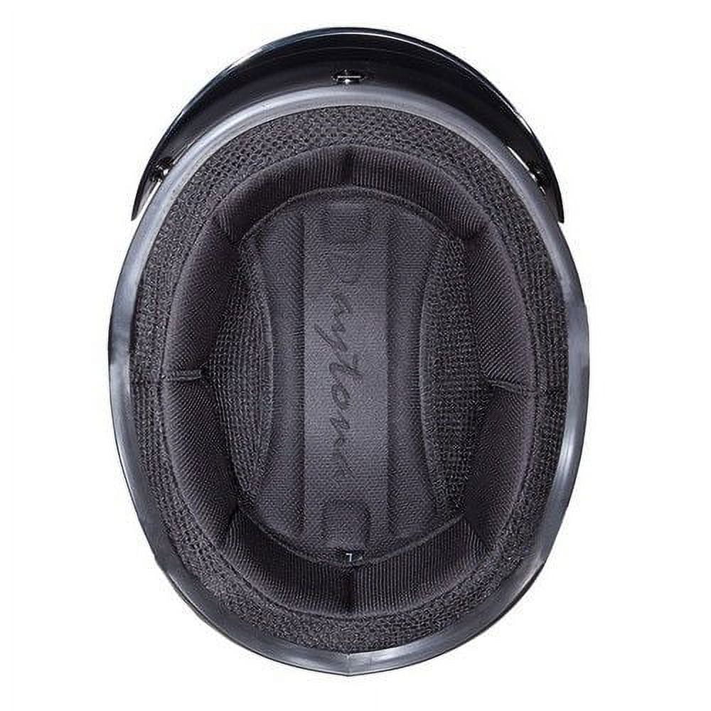 Metal Grey Metallic Half Face Helmet with Visor O65901