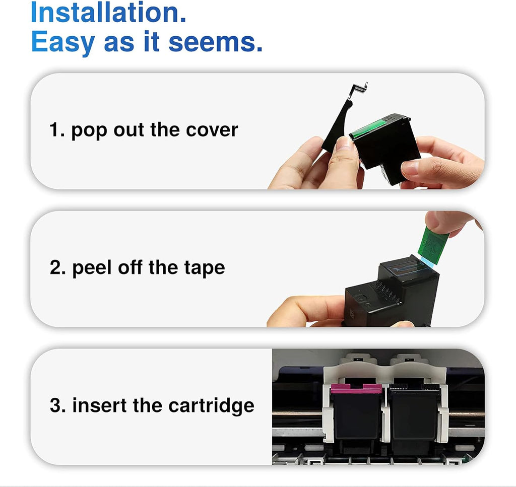 Black Ink Cartridges Combo Pack of 2 F874