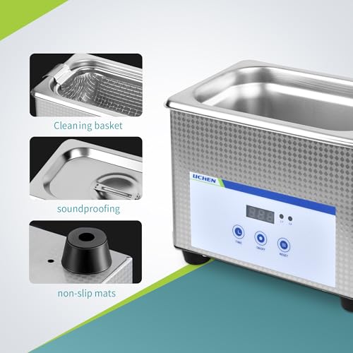 0.8L Ultrasonic Cleaner Stainless Steel Jewelry Cleaning Machine Z739293