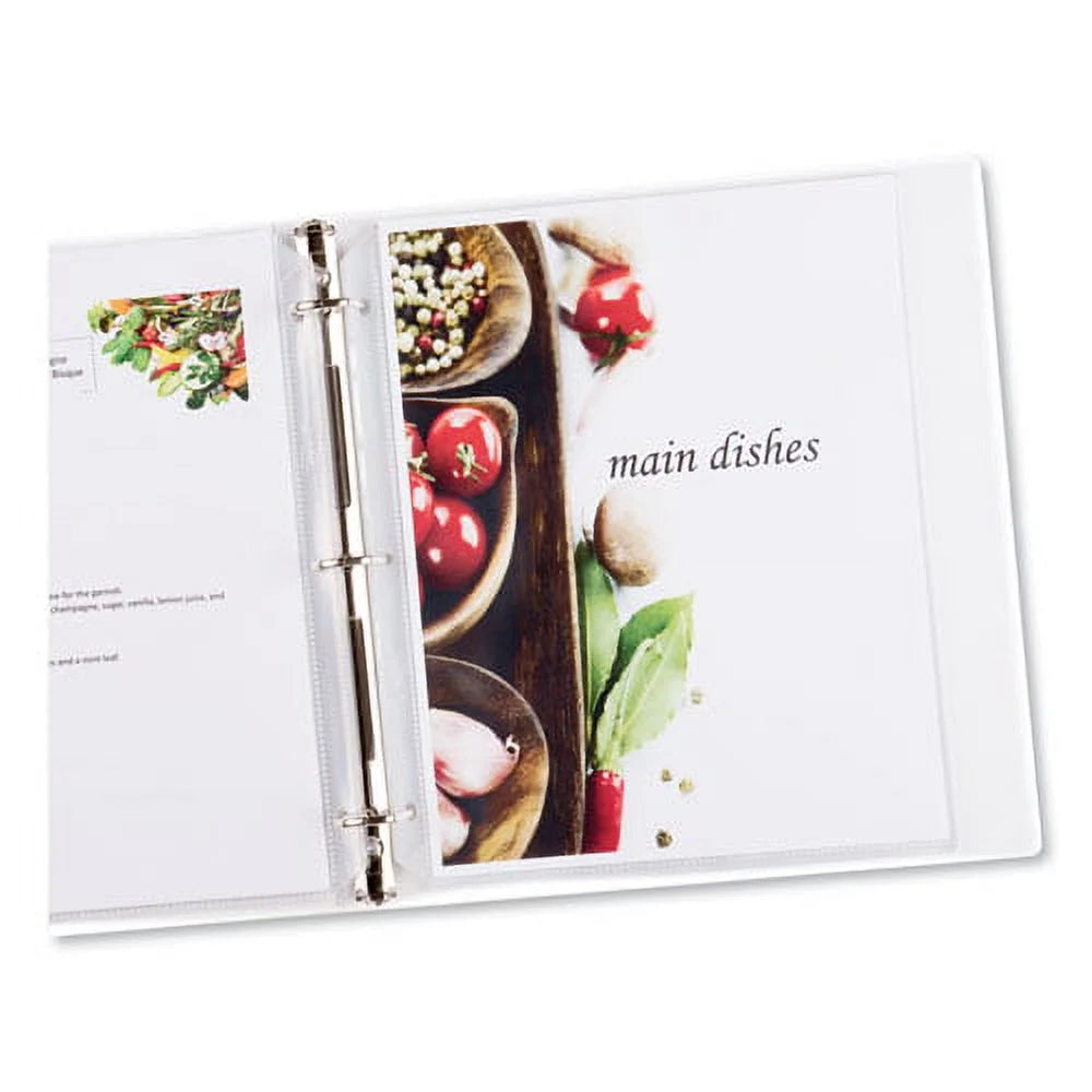 Poly Sheet Protectors, Letter, Nonglare, 50/box G3908