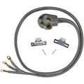 3 Prong Universal Electric Dryer Power Cord 4 foot 30 amp C724552