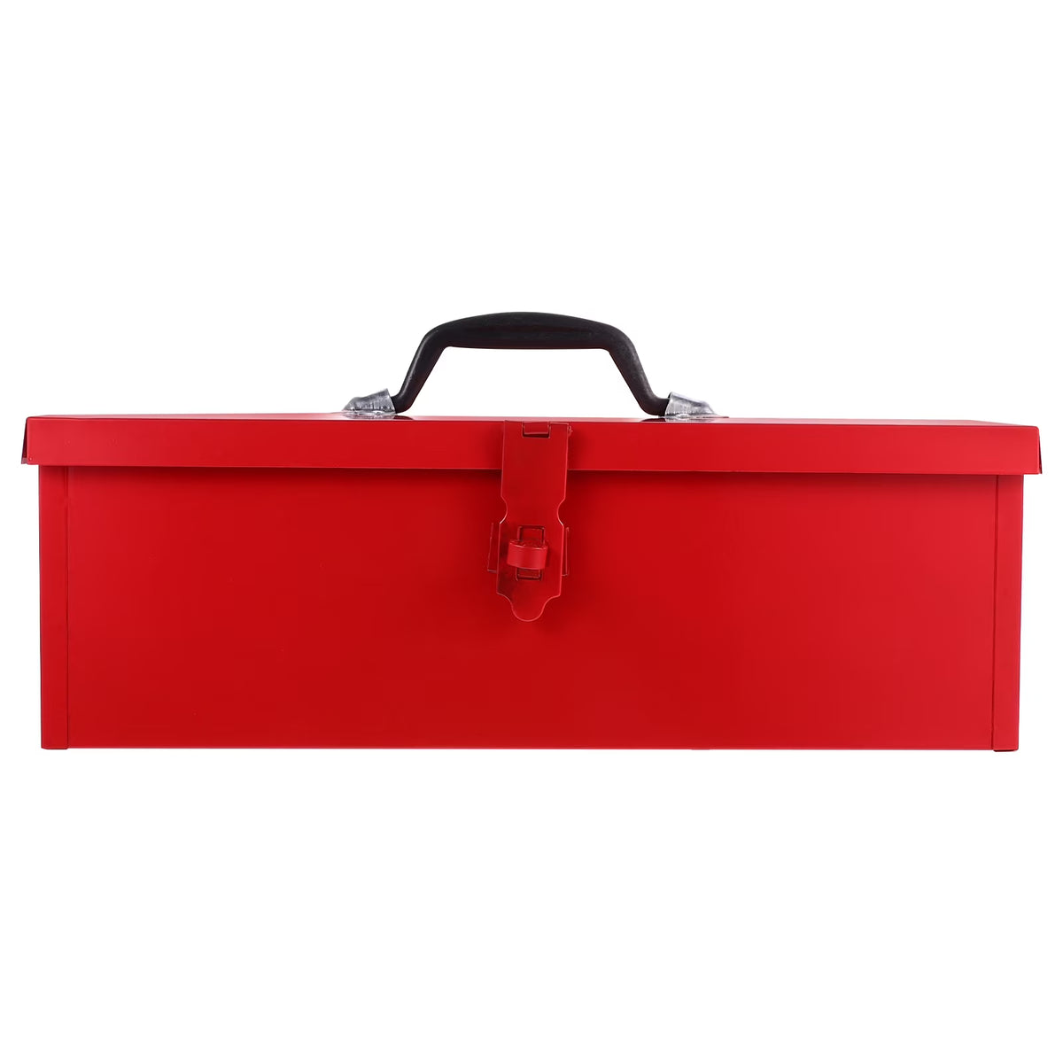 Red Hip Roof Metal Tool Box D6352