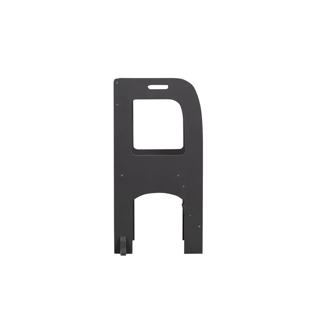 Gray Kids Wooden Step Stool with Non-Slip Mat G9625