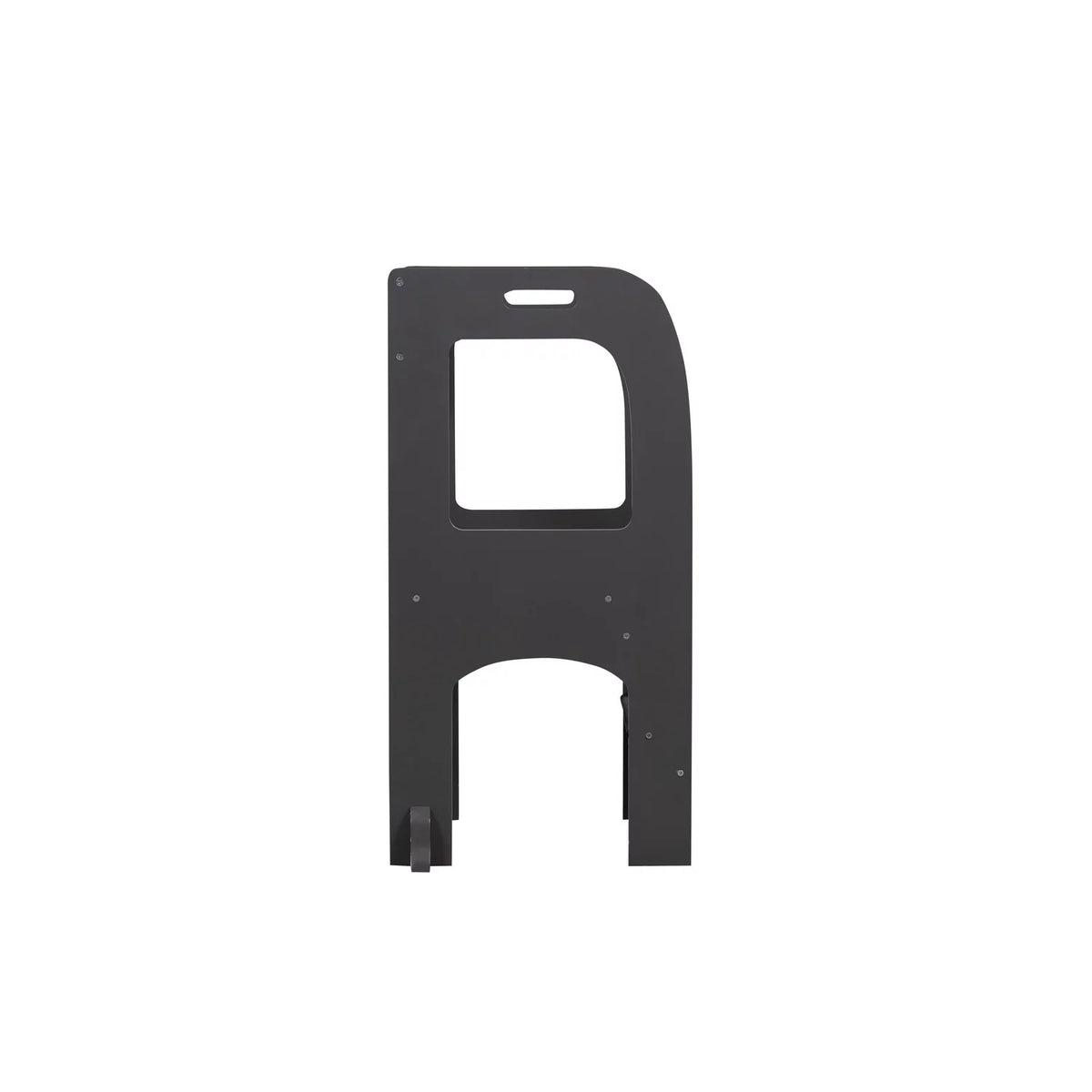 Gray Kids Wooden Step Stool with Non-Slip Mat G9625