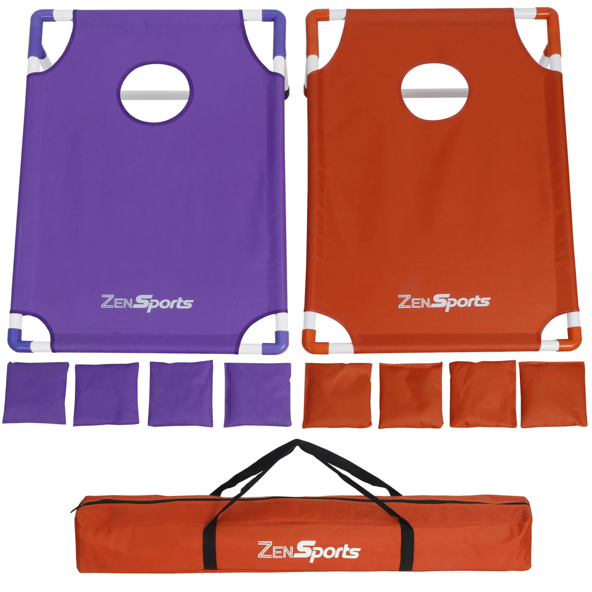 Portable PVC Cornhole Game Set with Case G436480