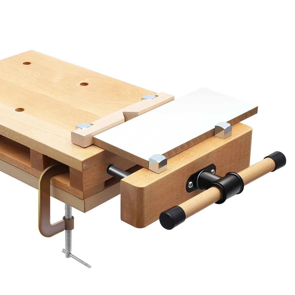 Portable Wood Workbench with Vise X14717