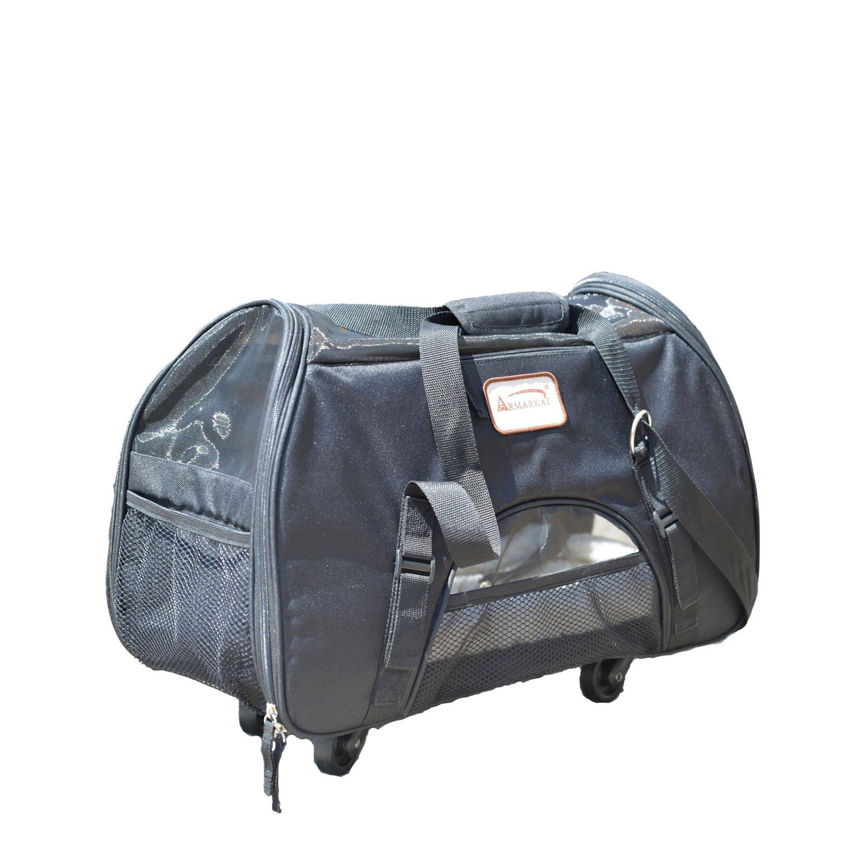 Roll Away Pet Travel Carrier Black B15803