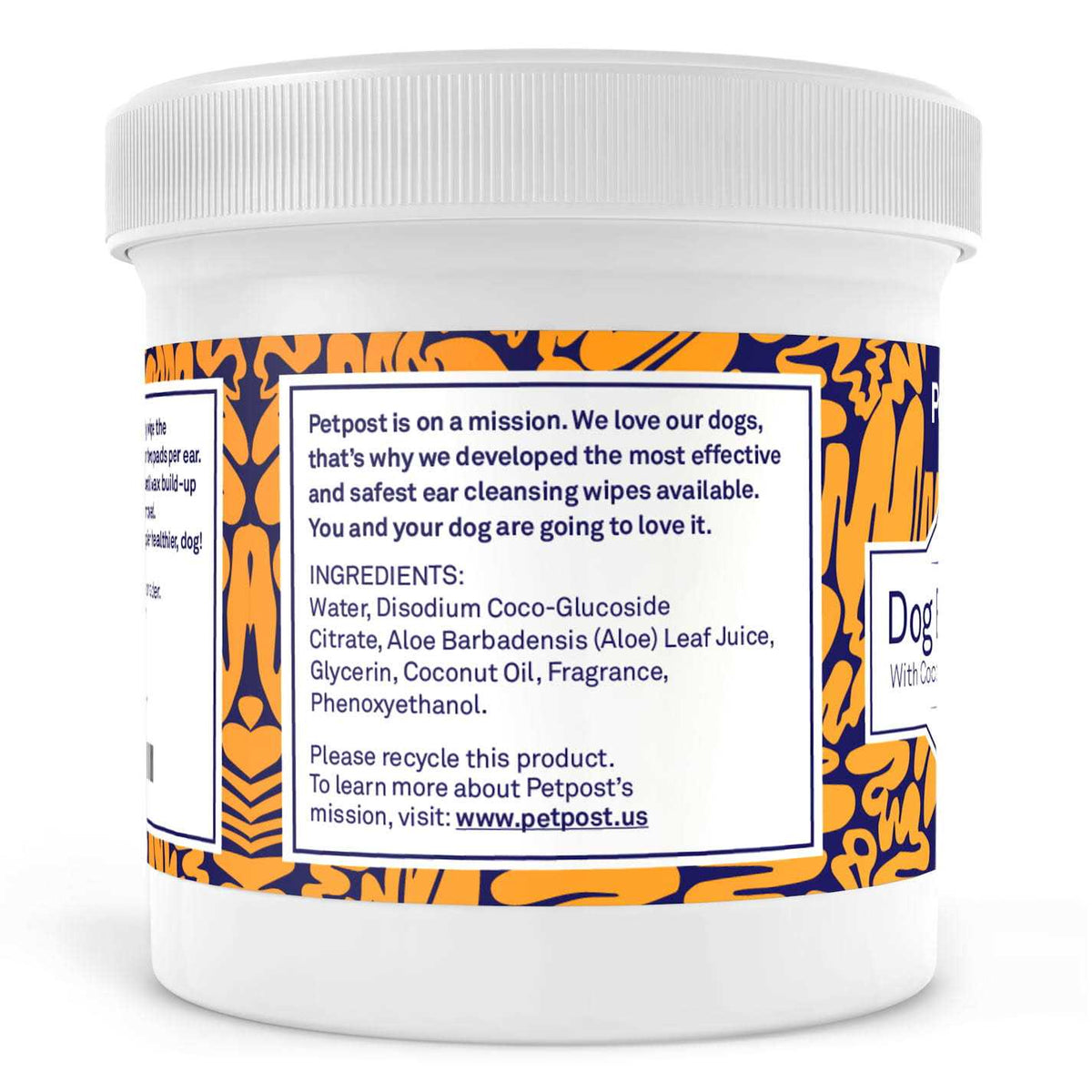 Coconut Oil Ear Cleaner Wipes S733