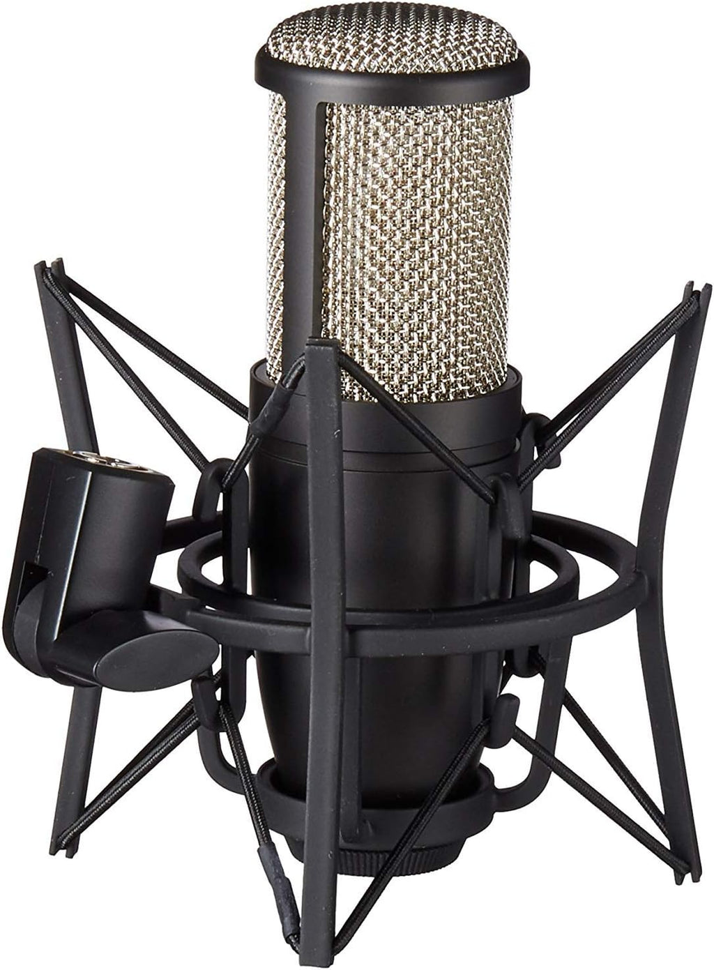 Large-Diaphragm Cardioid Condenser Microphone Bundle with XLR Cable, Pop Filter, Cable Ties and Microfiber Cloth Q548879
