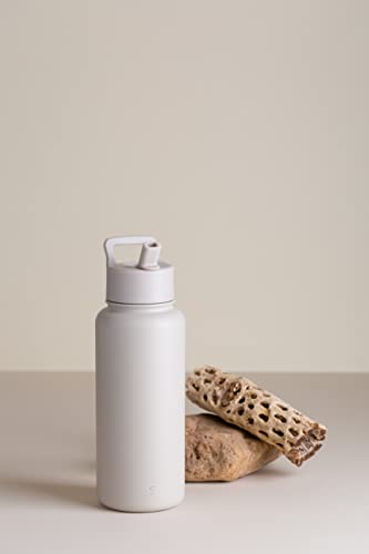 32oz Insulated Stainless Steel Water Bottle with Straw and Chug Lid A14940