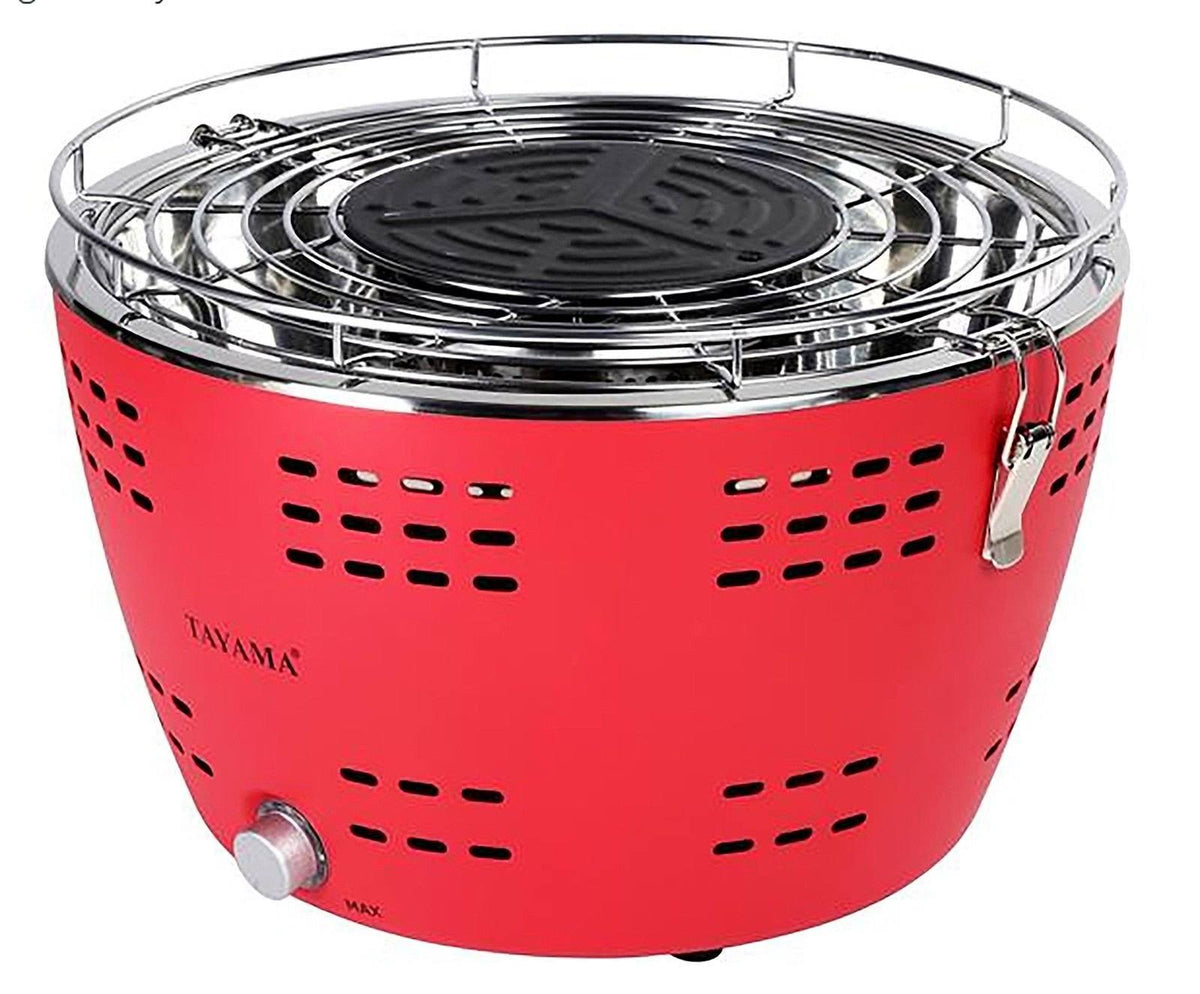Red Portable Charcoal Grill K54419
