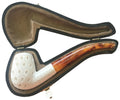 White Turkish Meerschaum Tobacco Smoking Pipe E909788