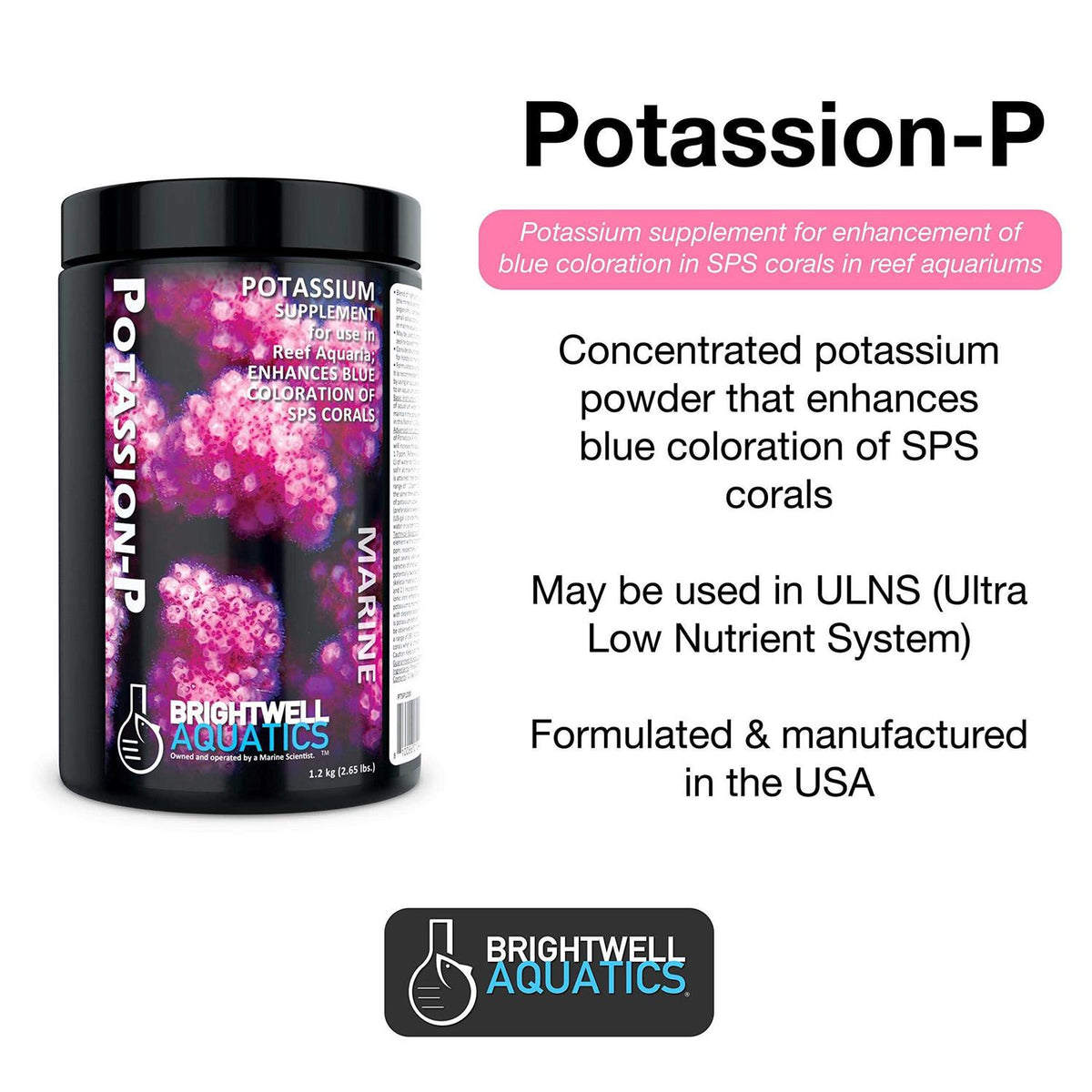 Potassium Supplement for Reef Aquaria A8847