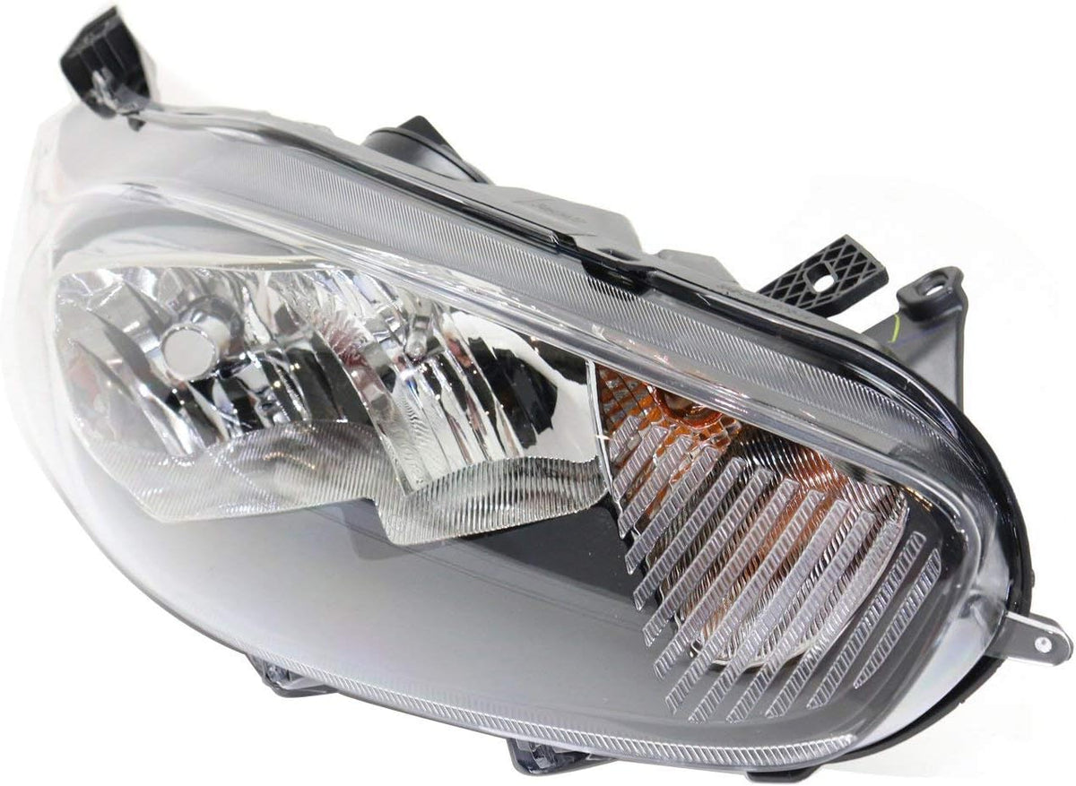 Headlight Set of 2 Clear Lens Halogen Composite with bulbs V706
