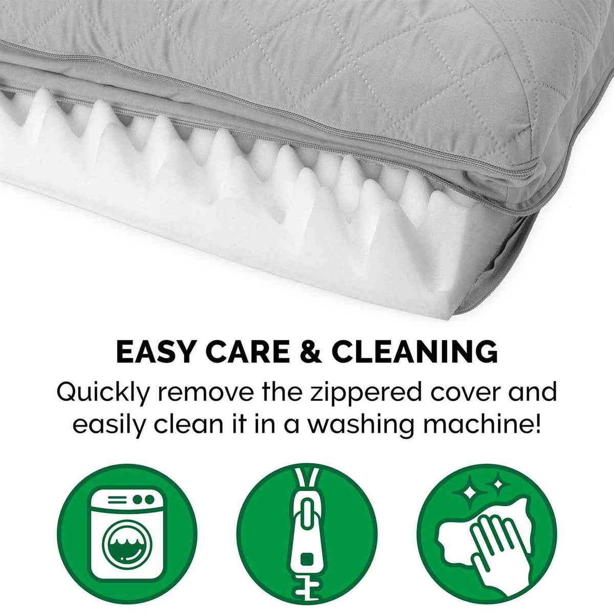 Quilted Orthopedic Sofa Pet Bed E953792