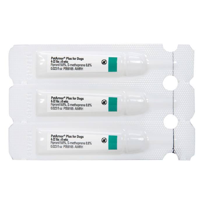 12 Applications Flea, Tick & Lice Formula for Dogs 5-22 lbs S766