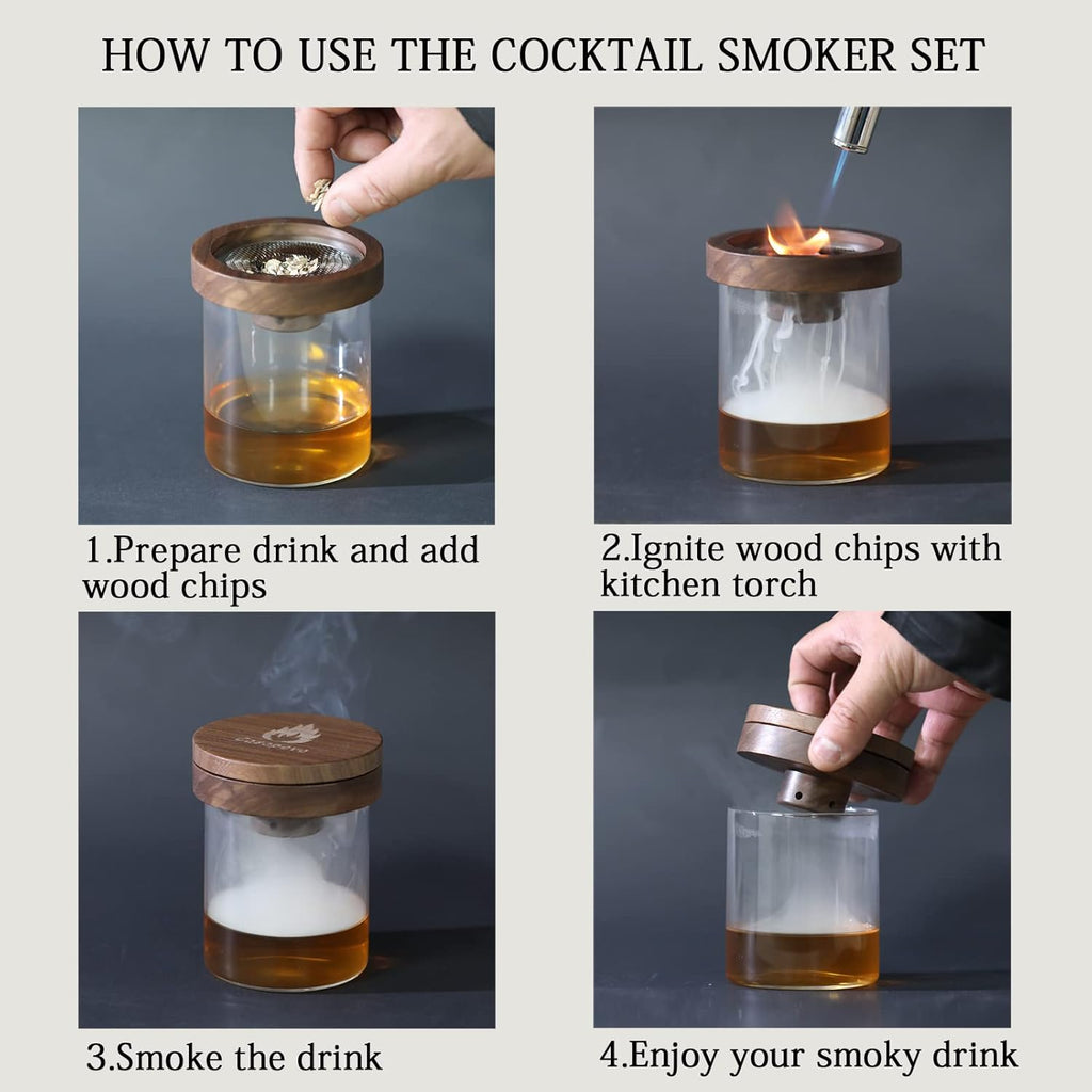 Cocktail Smoker Kit with Wood Chips X83641