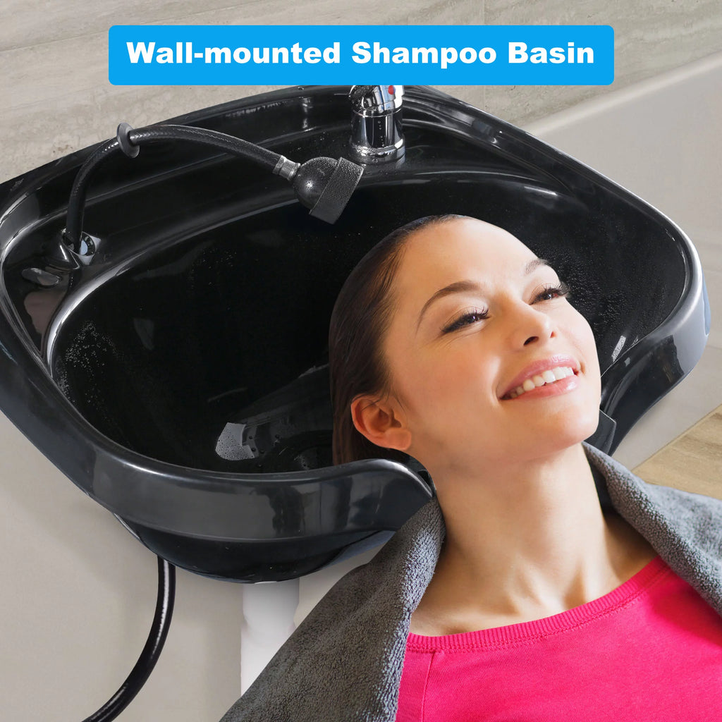 Shampoo Bowl with Vacuum Breaker and Neck Rest Y919731