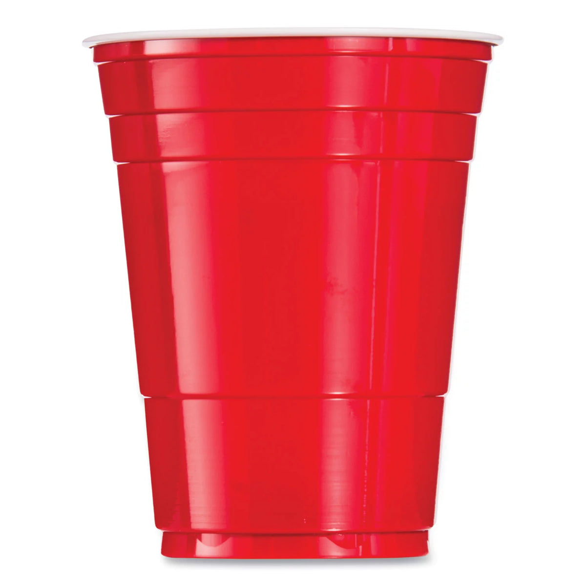 Red 16 Oz Plastic Cold Drink Cups R2711