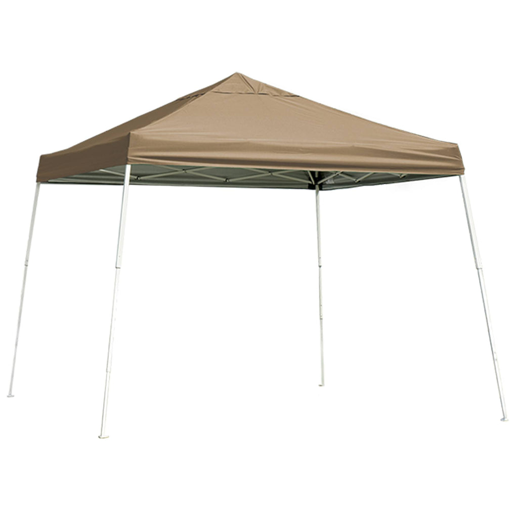 Pop Up Canopy 10 x 10 ft Slant Leg Desert Bronze R9124